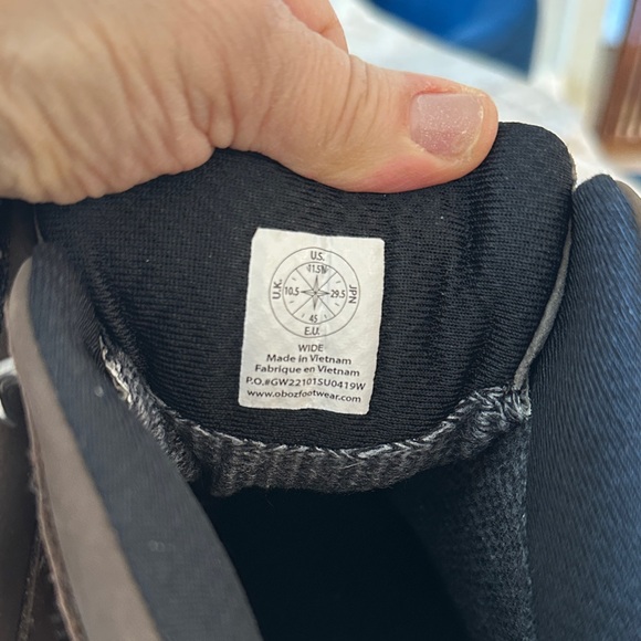 Men's Oboz Bridger waterproof Hiking Boots - Picture 4 of 5